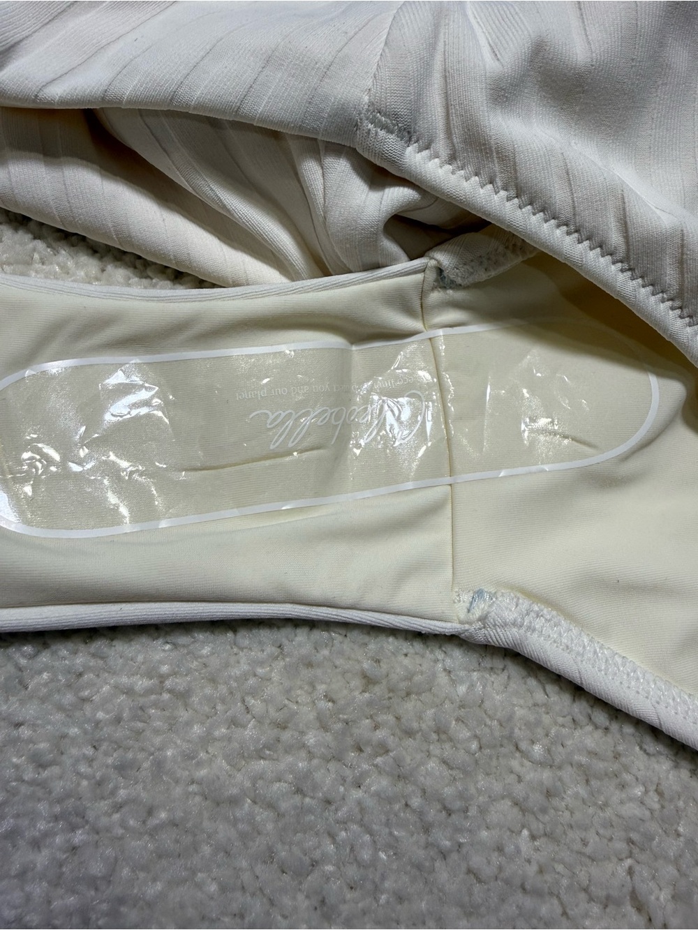 Cleobella Swim SET Katina Top Kimber Bikini Bottom Ivory Size Large - Picture 7 of 7